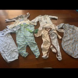 8 piece baby boy sleepwear 3-12 months